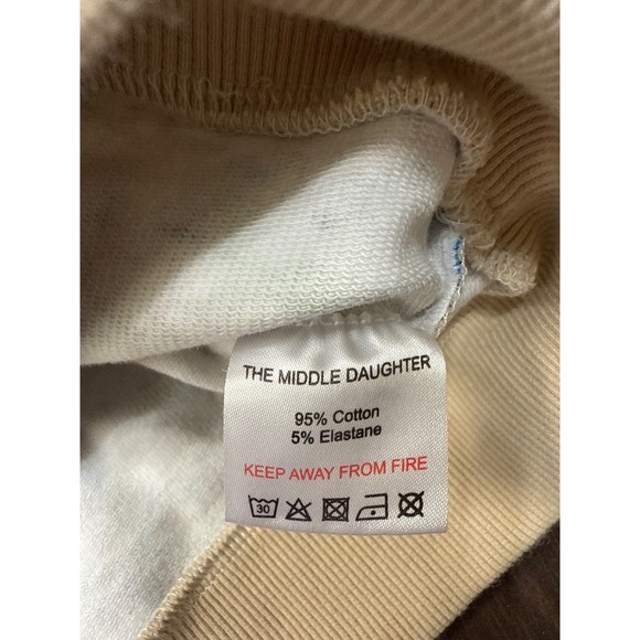 The Middle Daughter London Homey Floral Sweatshirt Ecru Girls 4 - Picture 3 of 4